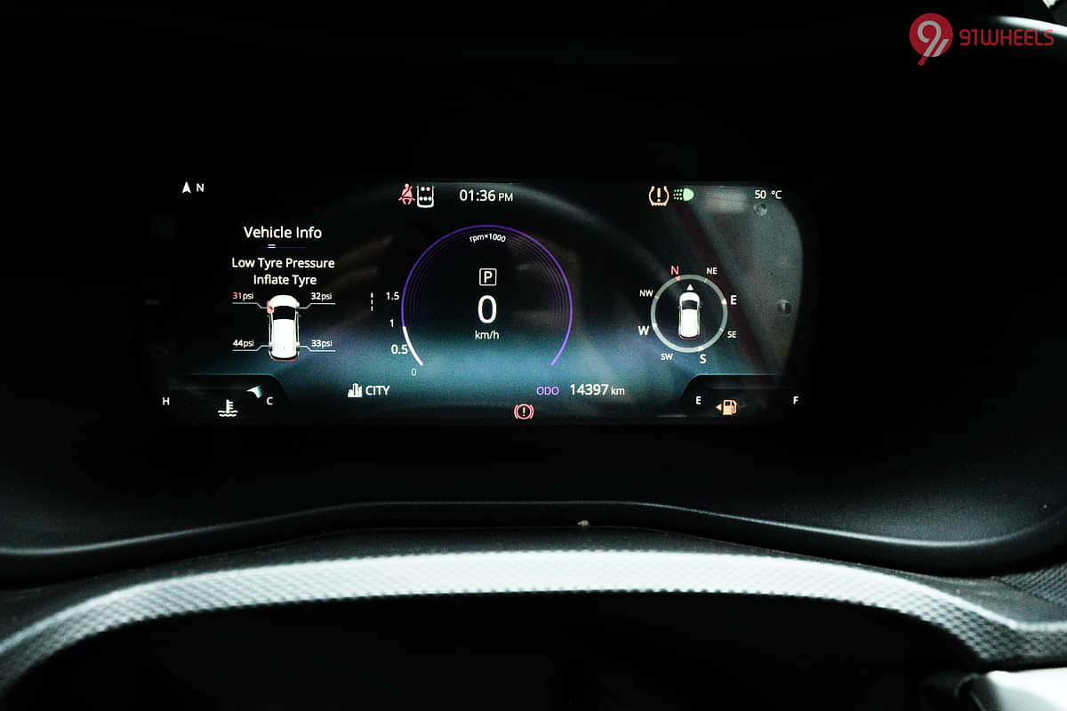 Tata Nexon Head-Up Display (HUD)