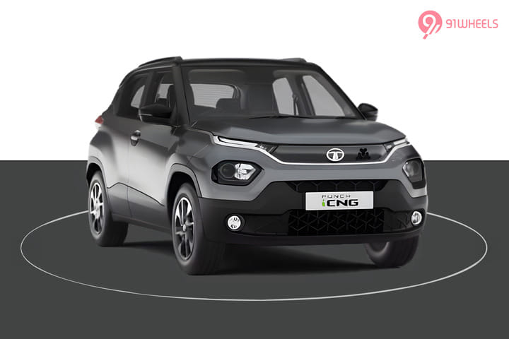 Tata Punch CNG Right Front Three Quarter