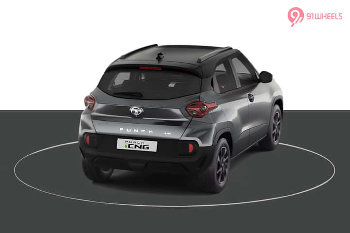 Tata Punch CNG Right Rear Three Quarter