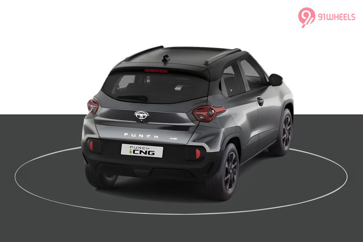 Tata Punch CNG Right Rear Three Quarter