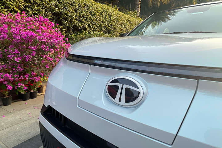 Tata Punch EV front badge