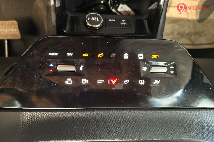 Tata Punch EV AC Controls