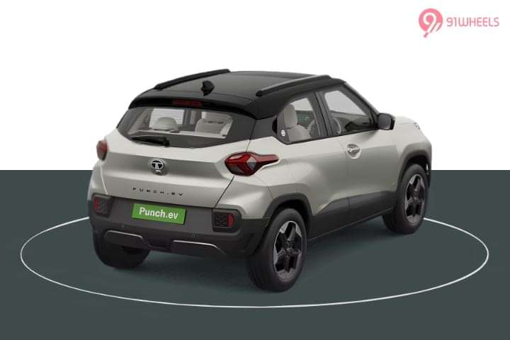 Tata Punch EV Right Rear Three Quarter