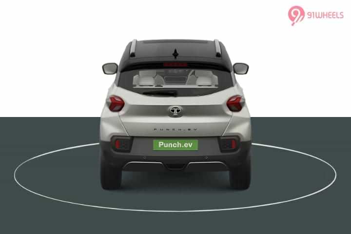 Tata Punch EV Rear View Tata Punch EV Rear View