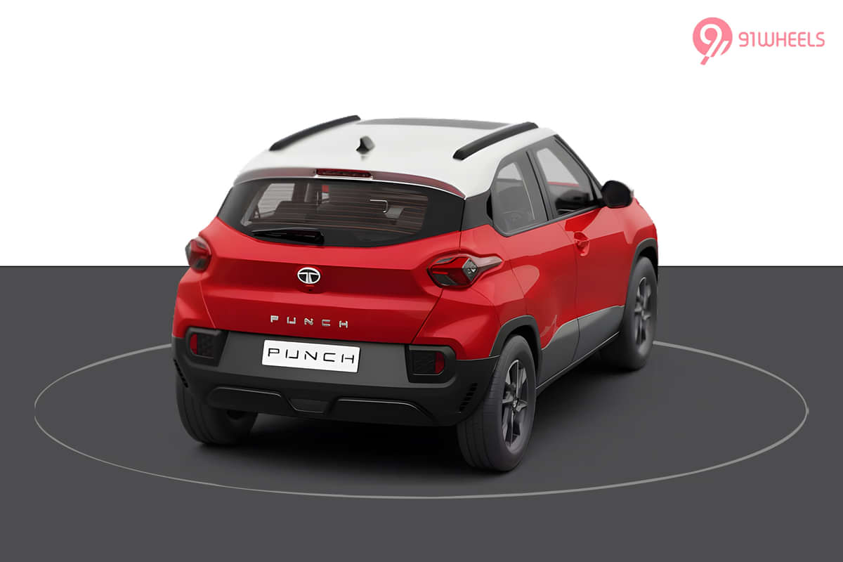 Tata Punch Right Rear Three Quarter