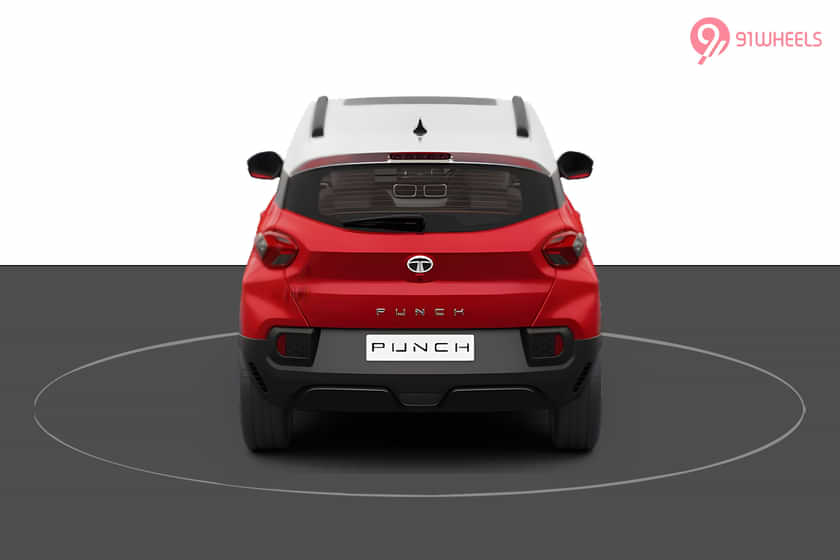 Tata Punch Rear View Tata Punch Rear View