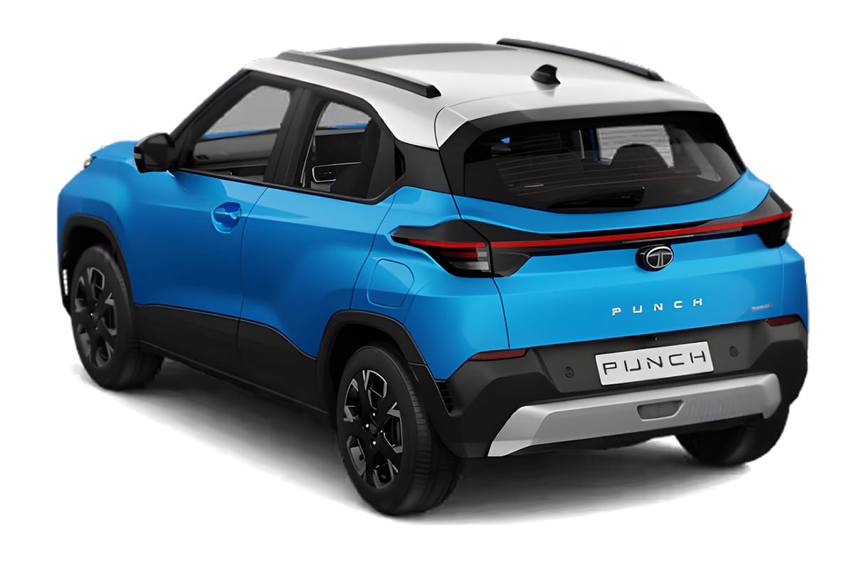 Tata Punch Left Rear Three Quarter Tata Punch Left Rear Three Quarter