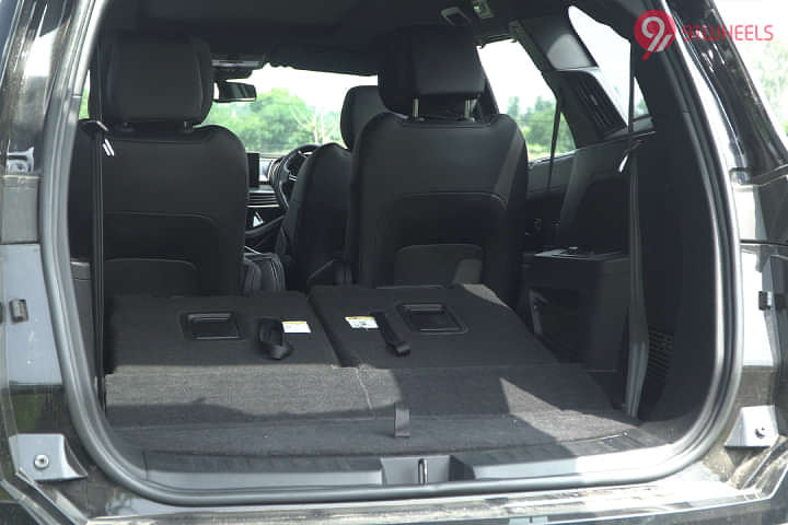 Tata Safari Bootspace Rear Seat Folded