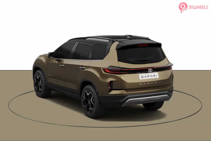 Tata Safari Left Rear Three Quarter Tata Safari Left Rear Three Quarter