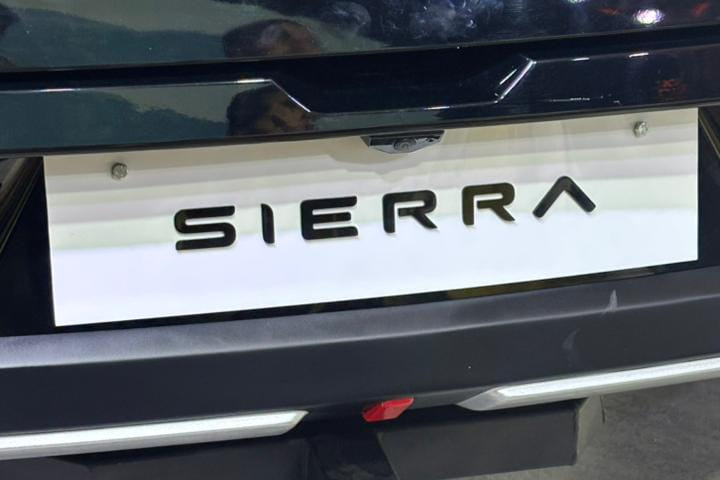 Tata Sierra Rear Badge Tata Sierra Rear Badge