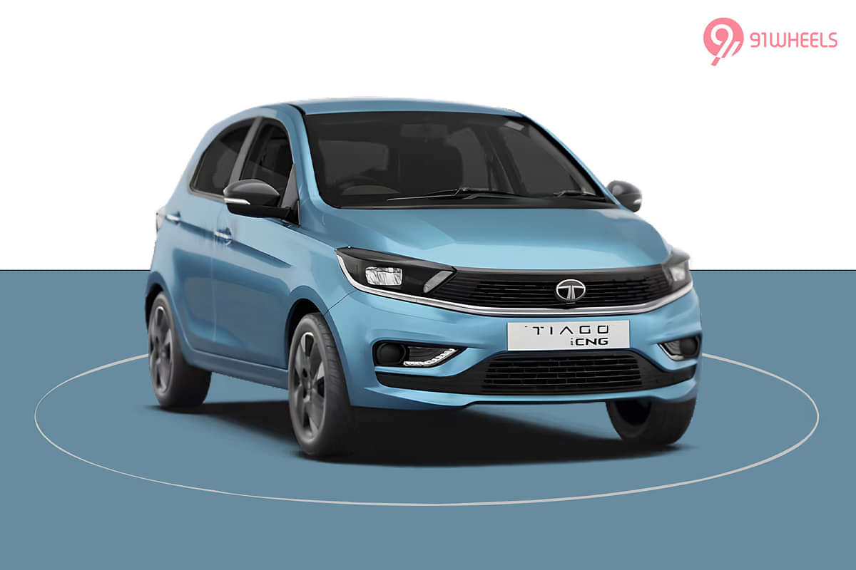 Tata Tiago CNG Right Front Three Quarter