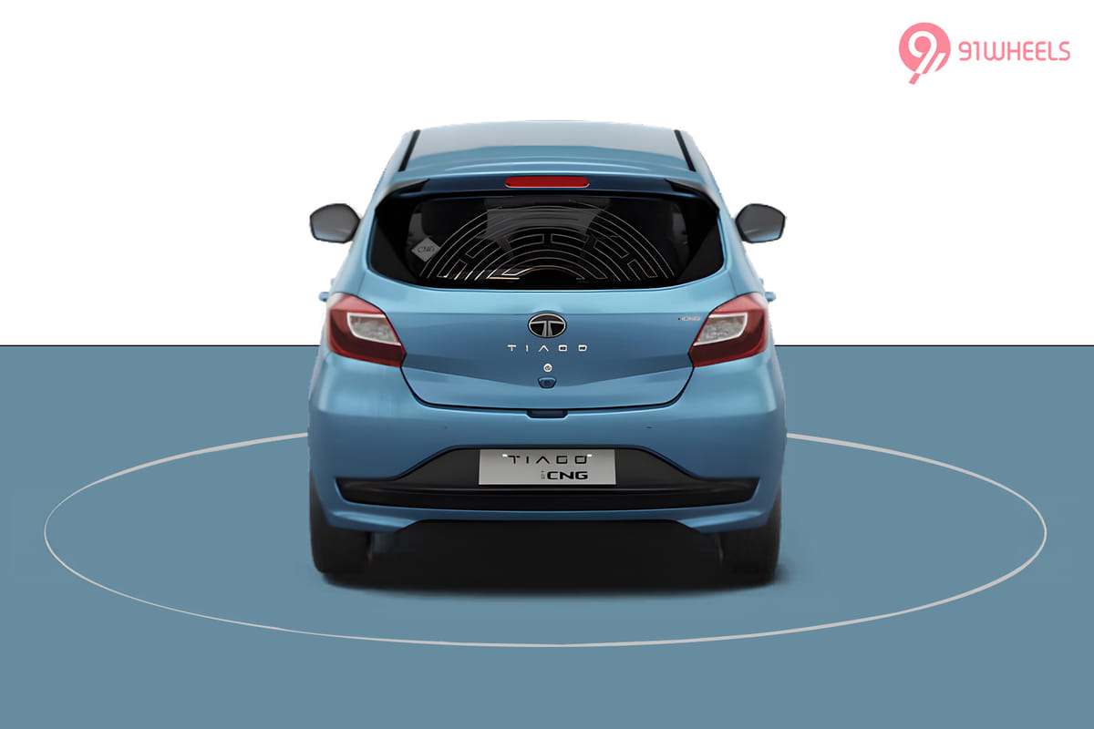 Tata Tiago CNG Rear View Tata Tiago CNG Rear View