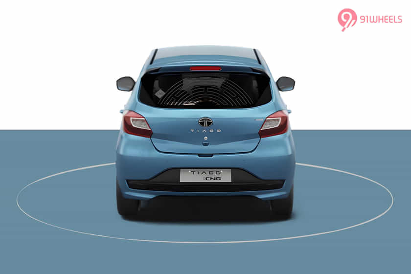 Tata Tiago CNG Rear View Tata Tiago CNG Rear View