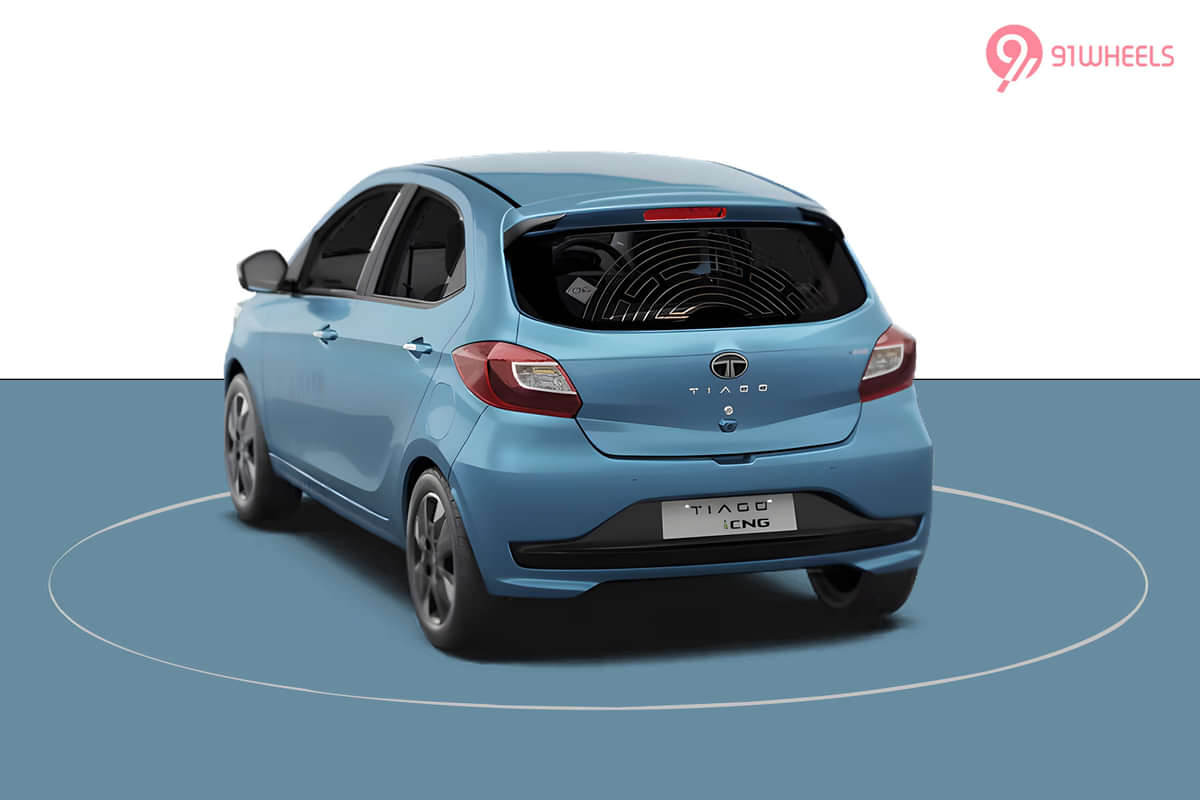 Tata Tiago CNG Left Rear Three Quarter