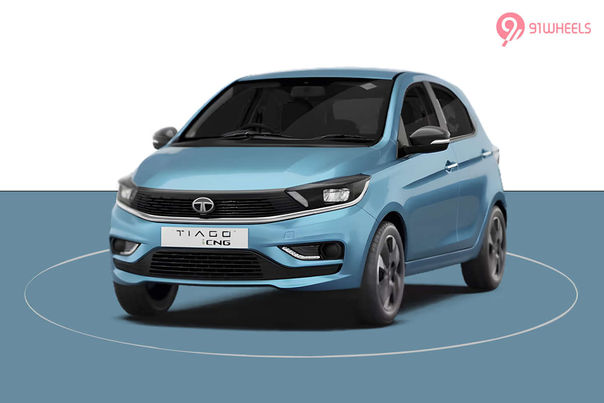 Tata Tiago CNG Left Front Three Quarter