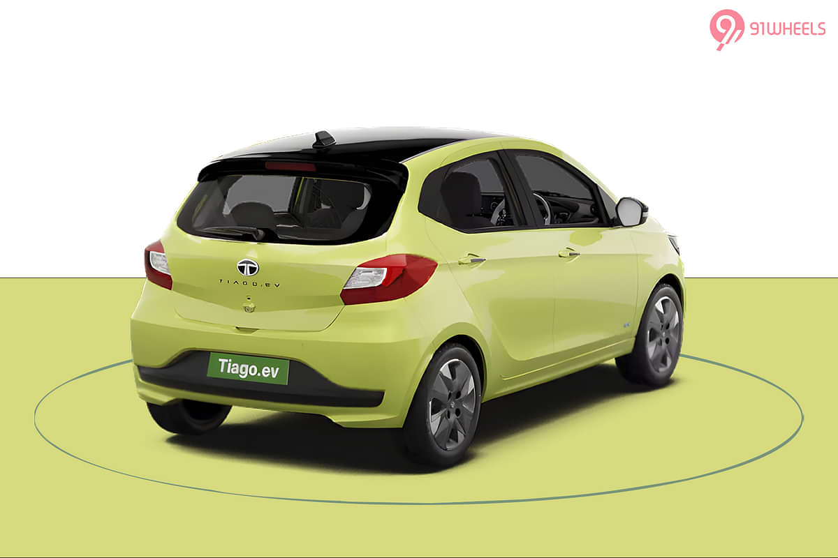 Tata Tiago EV Right Rear Three Quarter