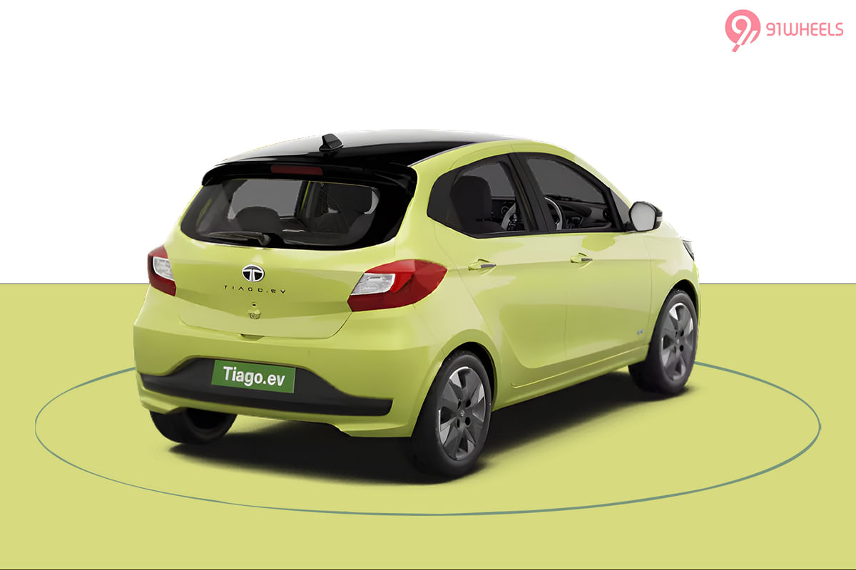Tata Tiago EV Right Rear Three Quarter