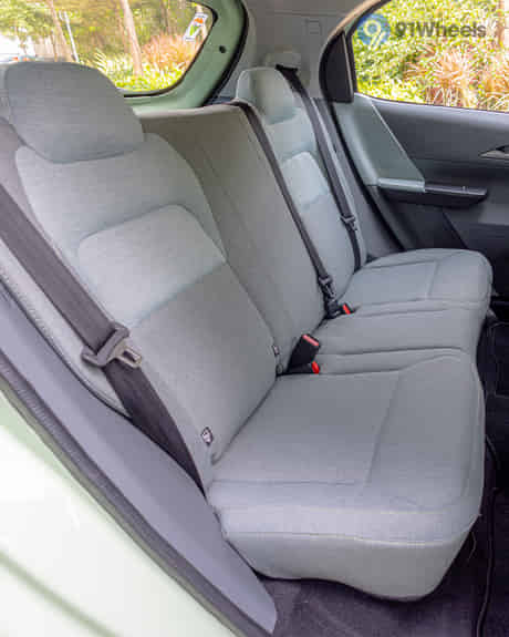 Tiago EV Rear Seats