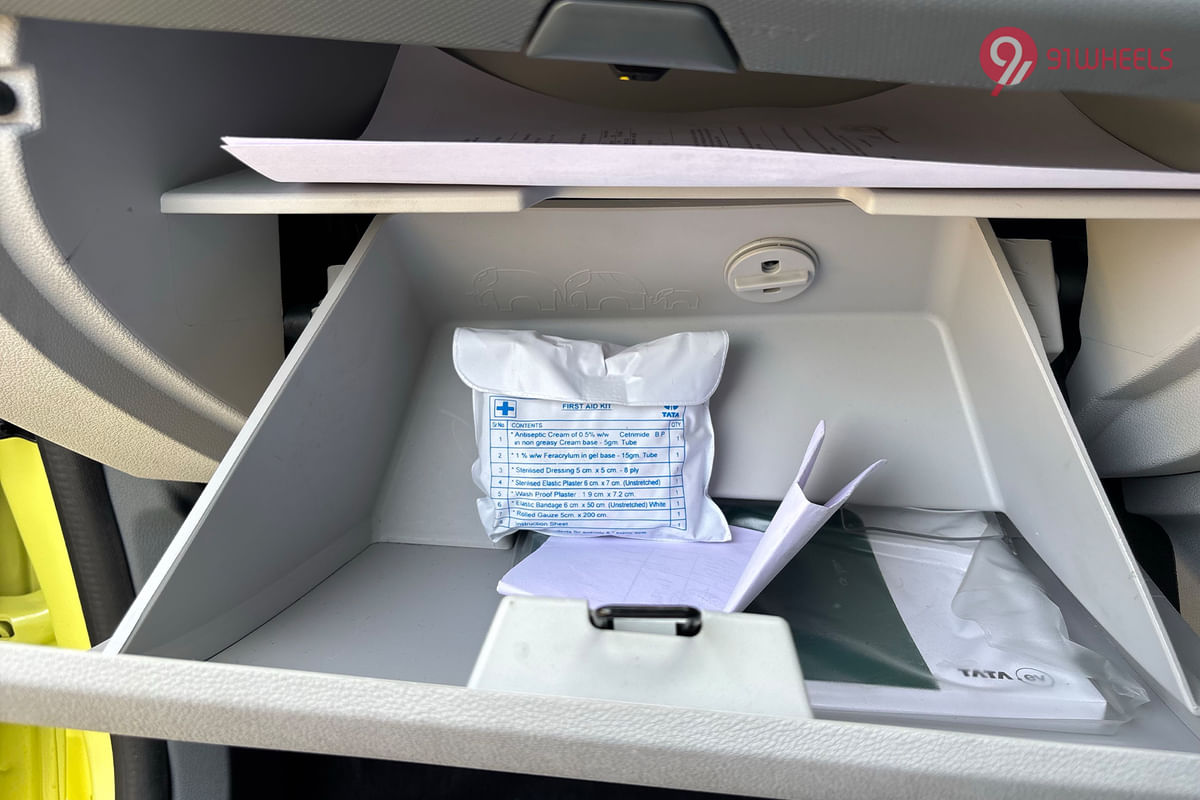 Tata Tiago EV Glove Box