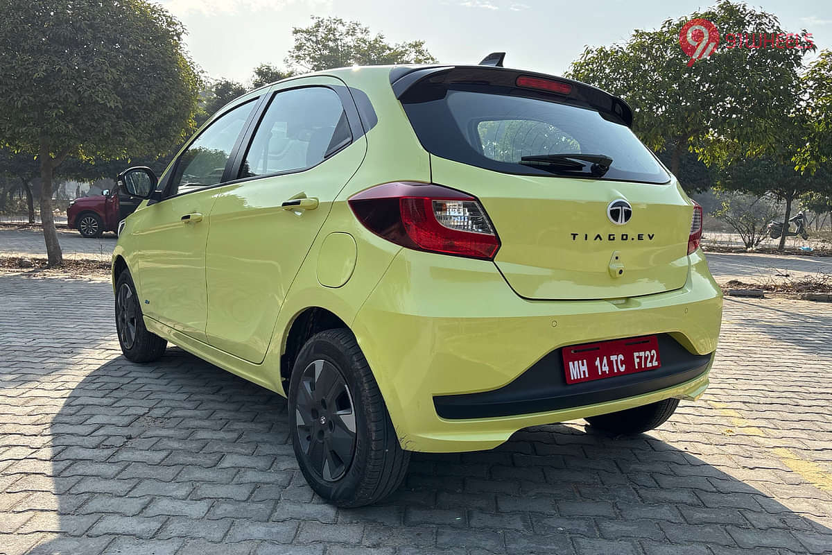 Tata Tiago EV Left Rear Three Quarter