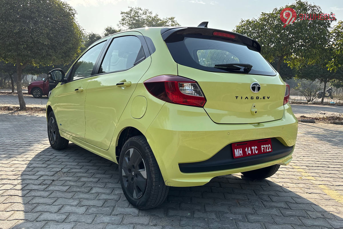 Tata Tiago EV Left Rear Three Quarter
