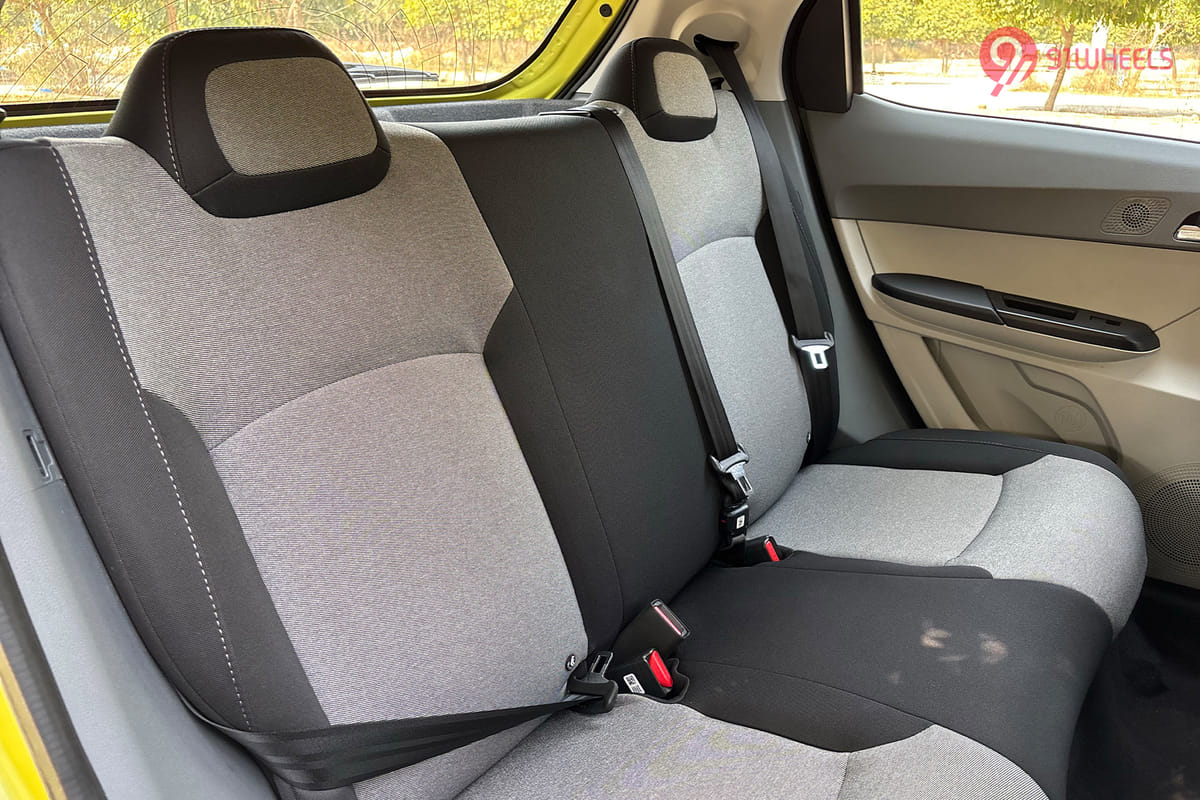 Tata Tiago EV Rear Seats