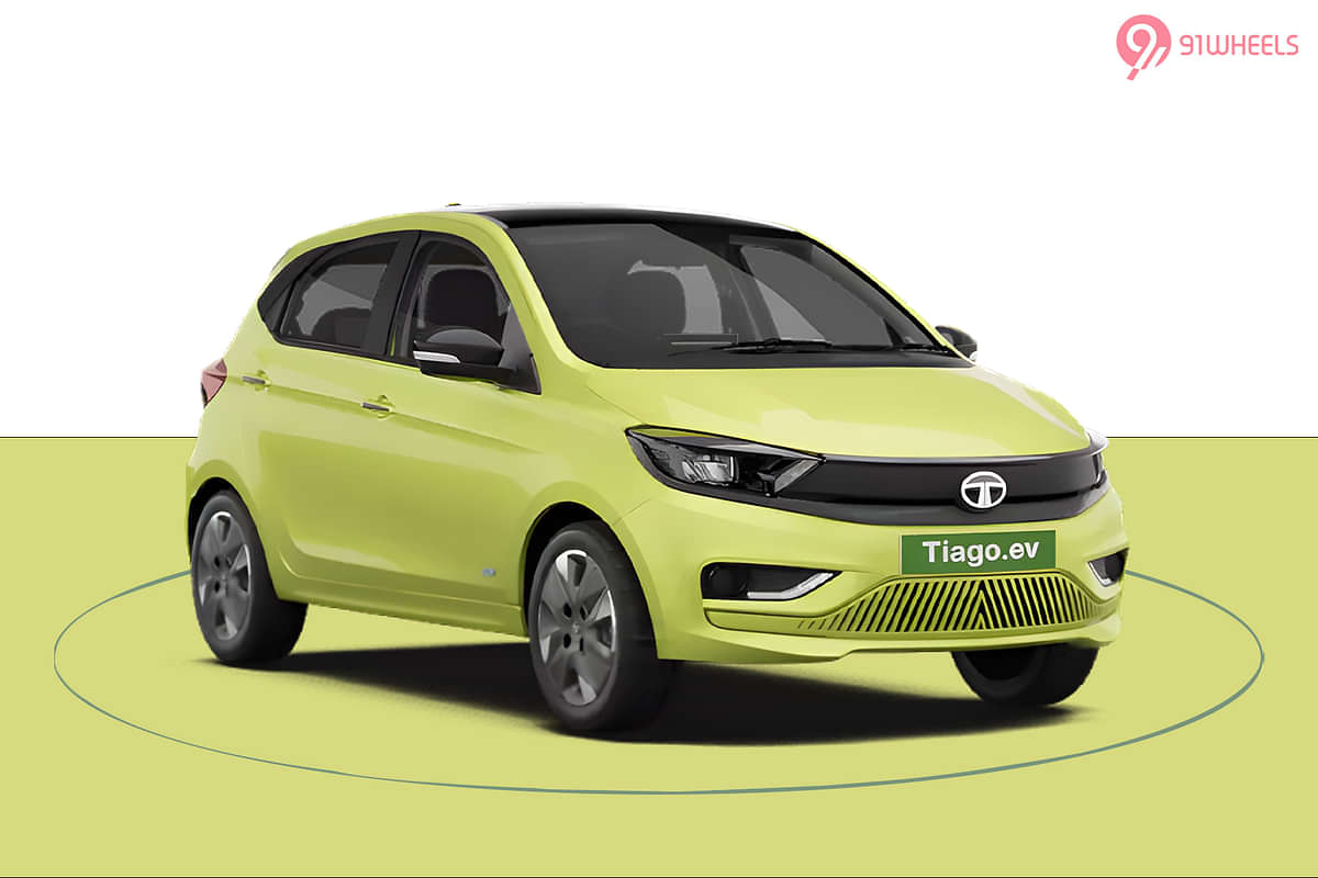 Tata Tiago EV Right Front Three Quarter