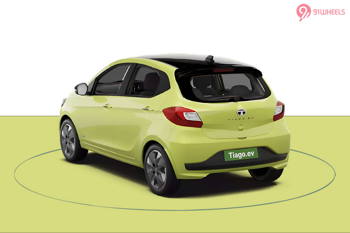Tata Tiago EV Left Rear Three Quarter