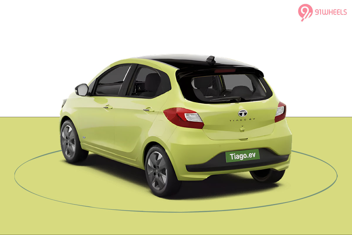 Tata Tiago EV Left Rear Three Quarter