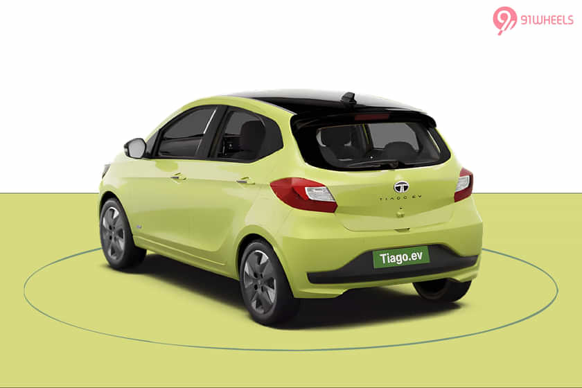 Tata Tiago EV Left Rear Three Quarter Tata Tiago EV Left Rear Three Quarter