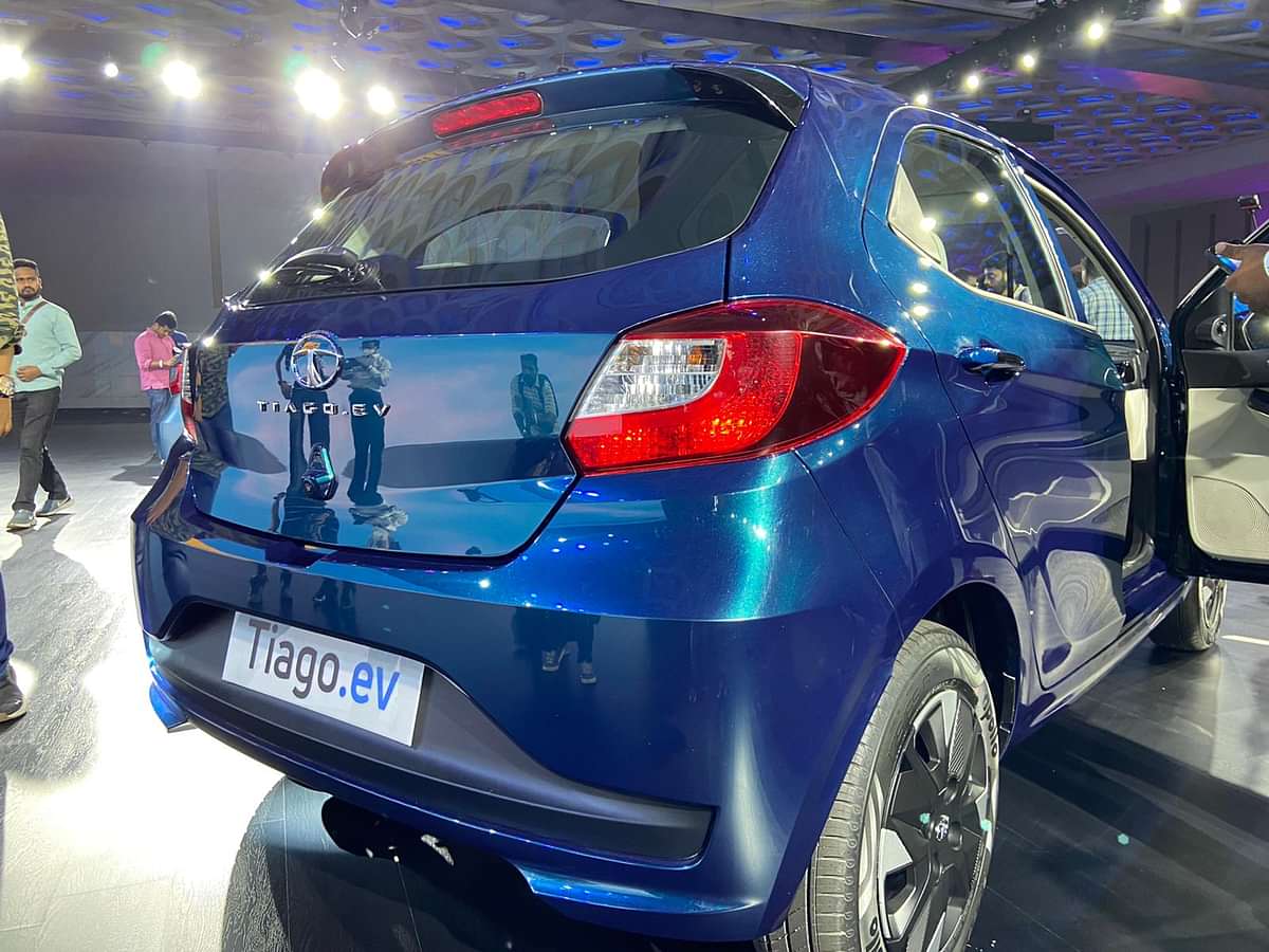 Tata Tiago EV Right Rear Three Quarter