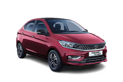 Tata Tigor CNG XZ Plus Leatherette Pack CNG Right Front Three Quarter Image
