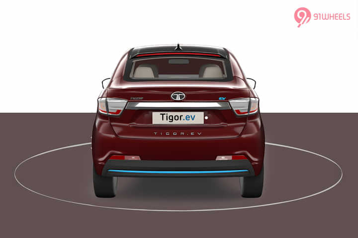 Tata Tigor EV Rear View Tata Tigor EV Rear View