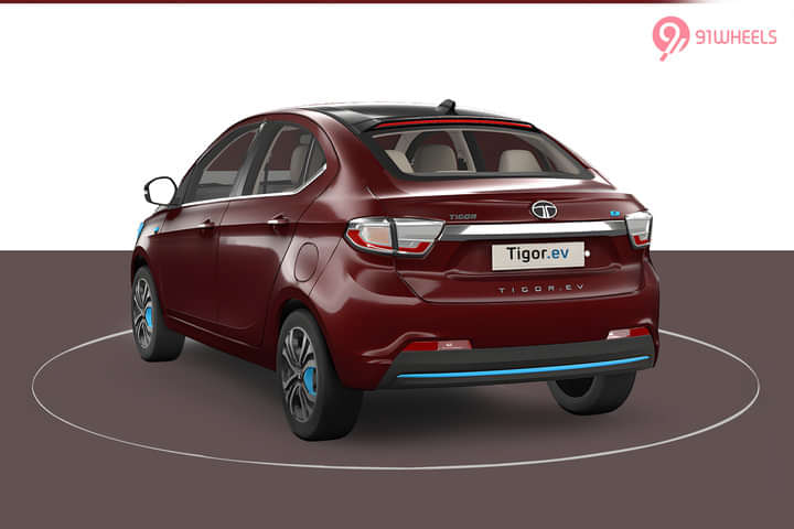 Tata Tigor EV Left Rear Three Quarter