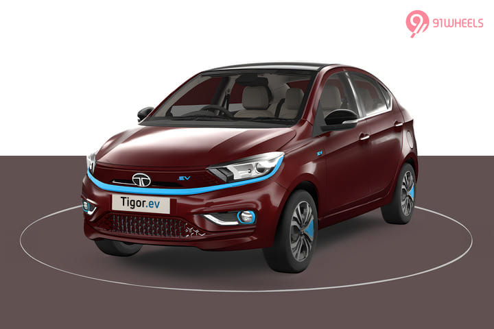 Tata Tigor EV Left Front Three Quarter