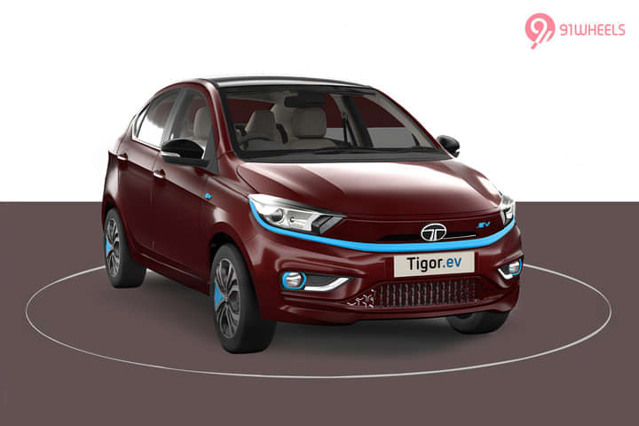 Tata Tigor EV Right Front Three Quarter