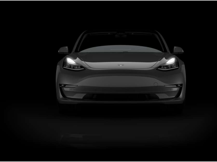Tesla Model 3 Front Profile