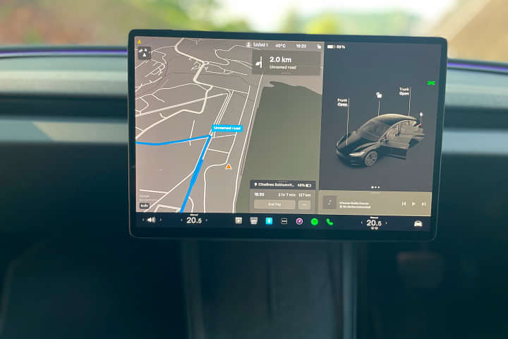 Tesla Model 3 Infotainment System