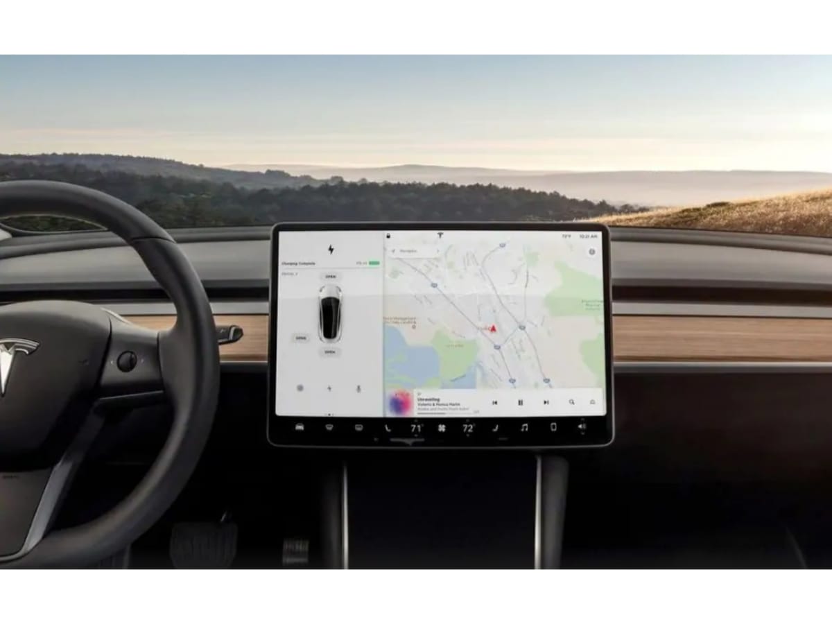 Tesla Model 3 Infotainment System