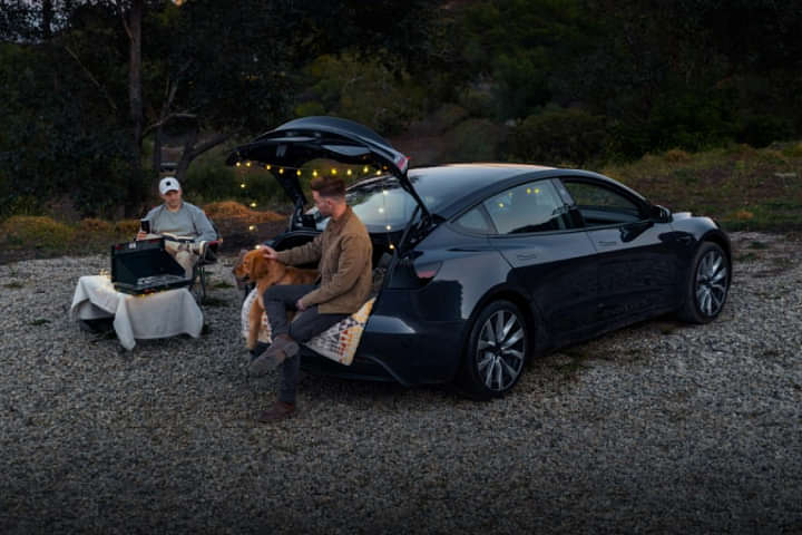 Tesla Model 3 Cornering Shot