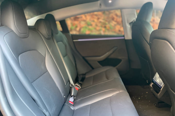 Tesla Model 3 Rear Seats