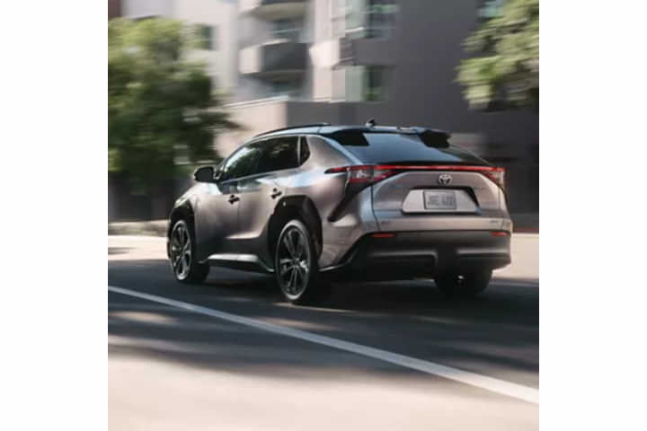 Toyota bZ4X Left Rear Three Quarter Toyota bZ4X Left Rear Three Quarter