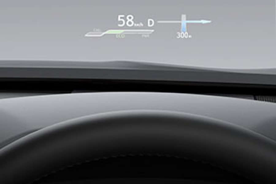 Toyota Camry Head-Up Display (HUD)