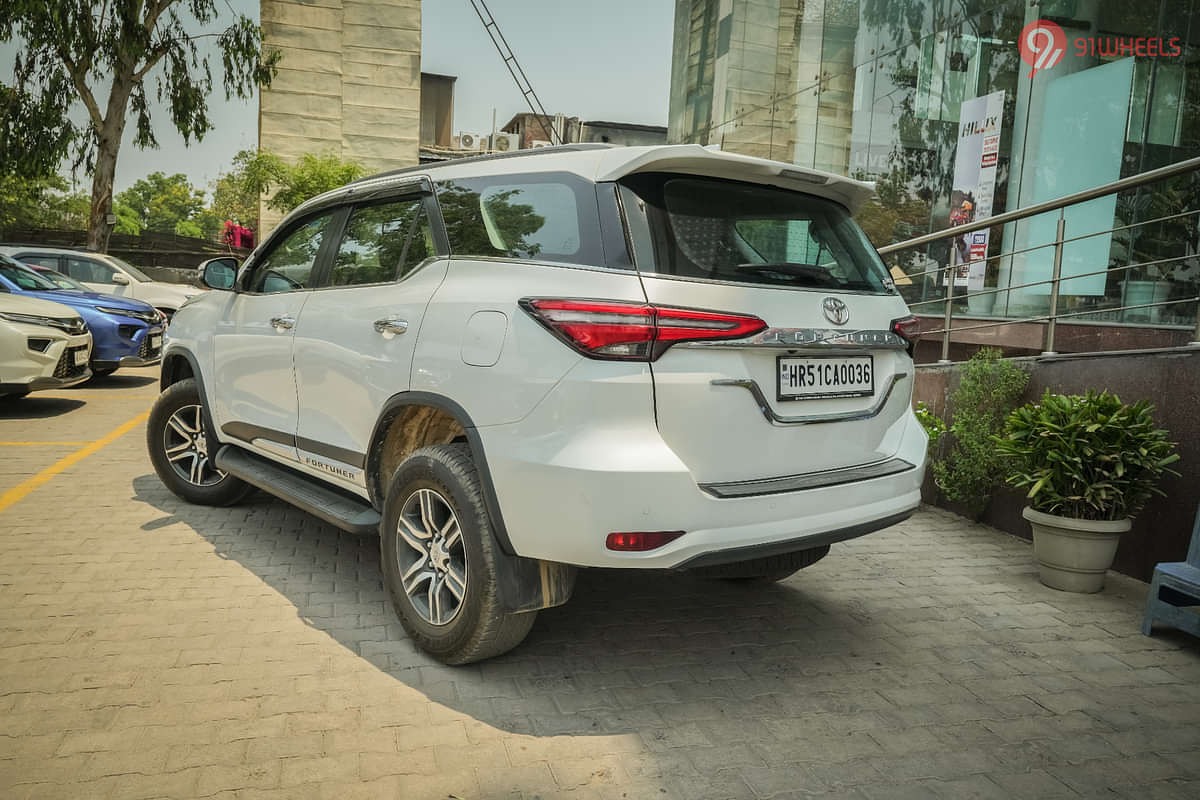 Toyota Fortuner Left Rear Three Quarter