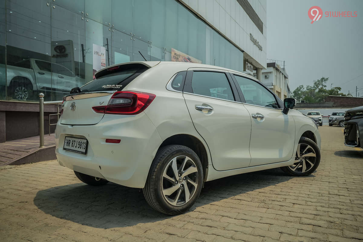 Toyota Glanza Left Rear Three Quarter