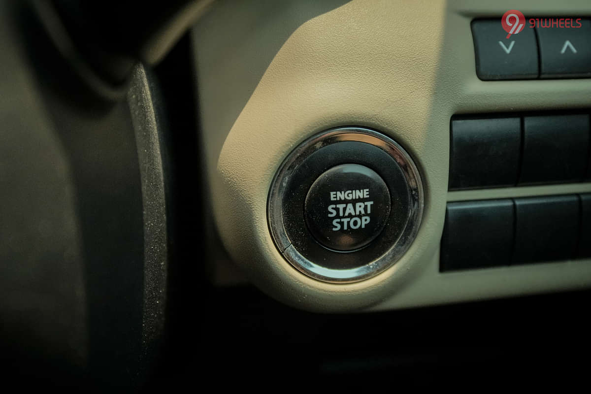 Toyota Glanza Engine Start Button