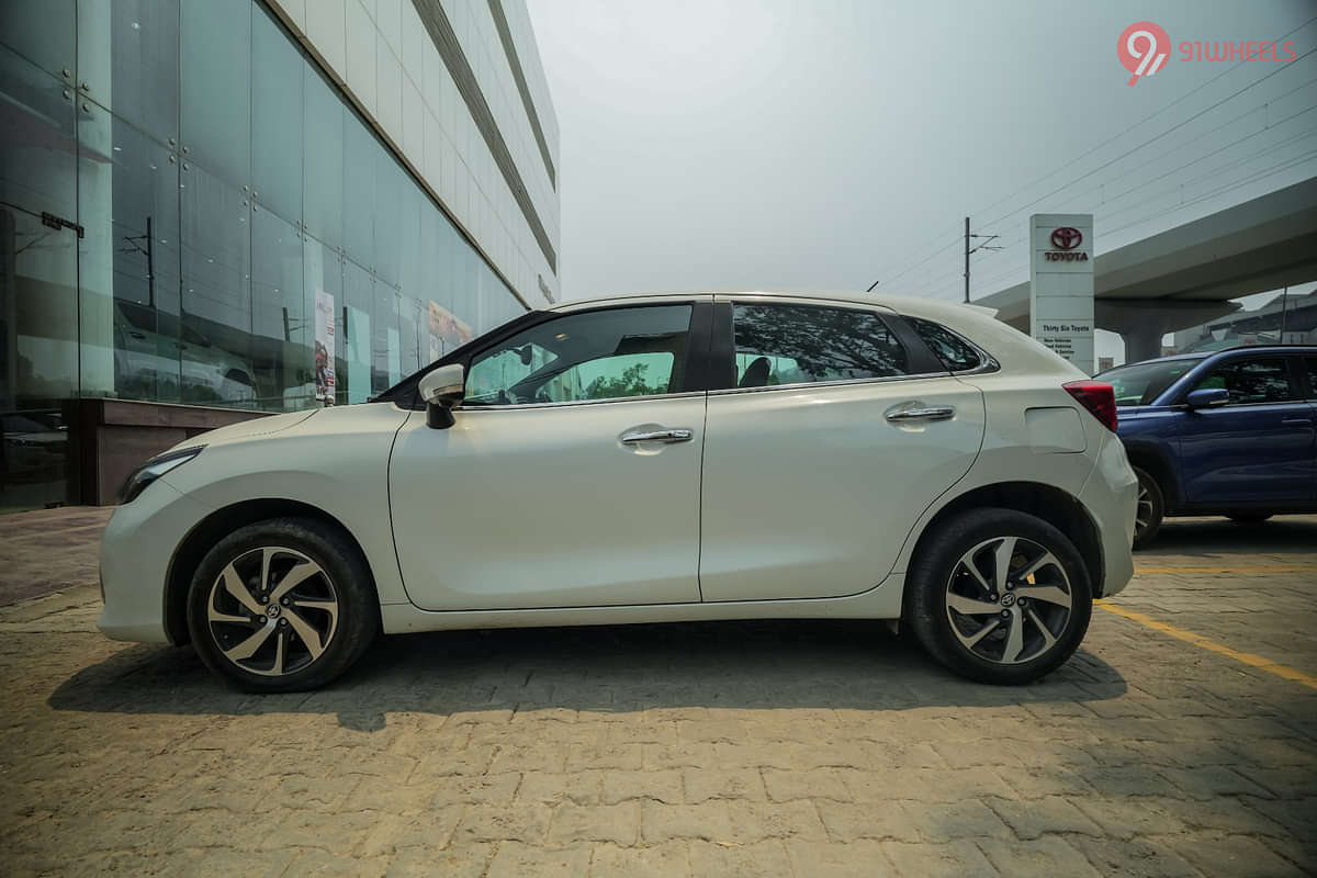 Toyota Glanza Left Side View