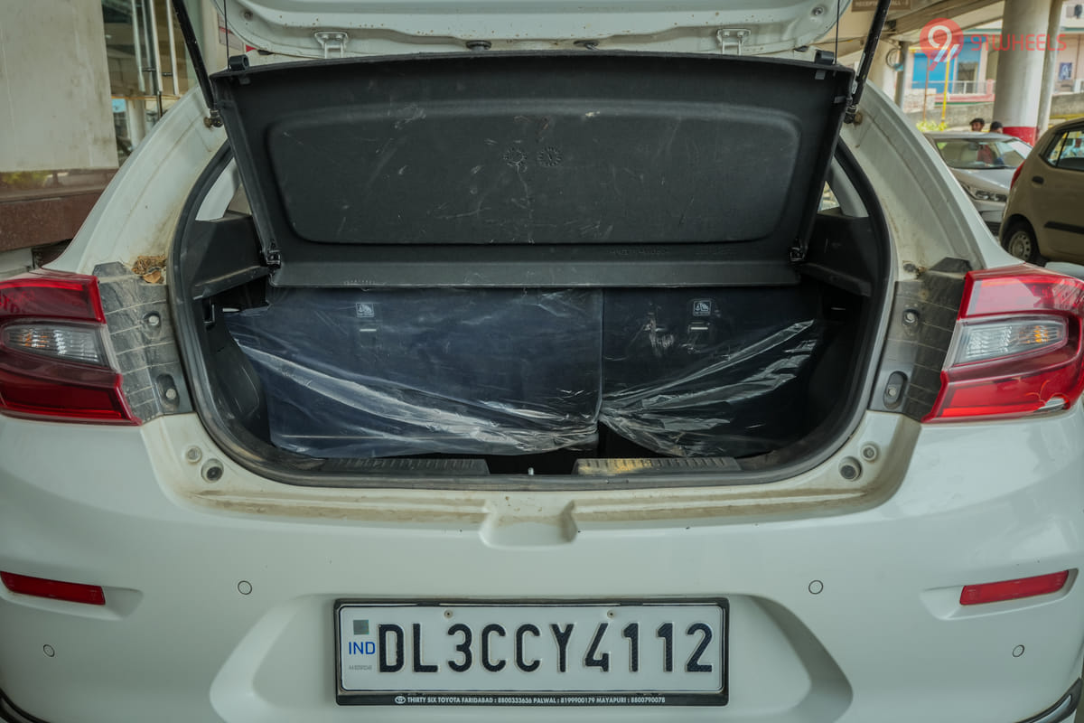 Toyota Glanza Bootspace