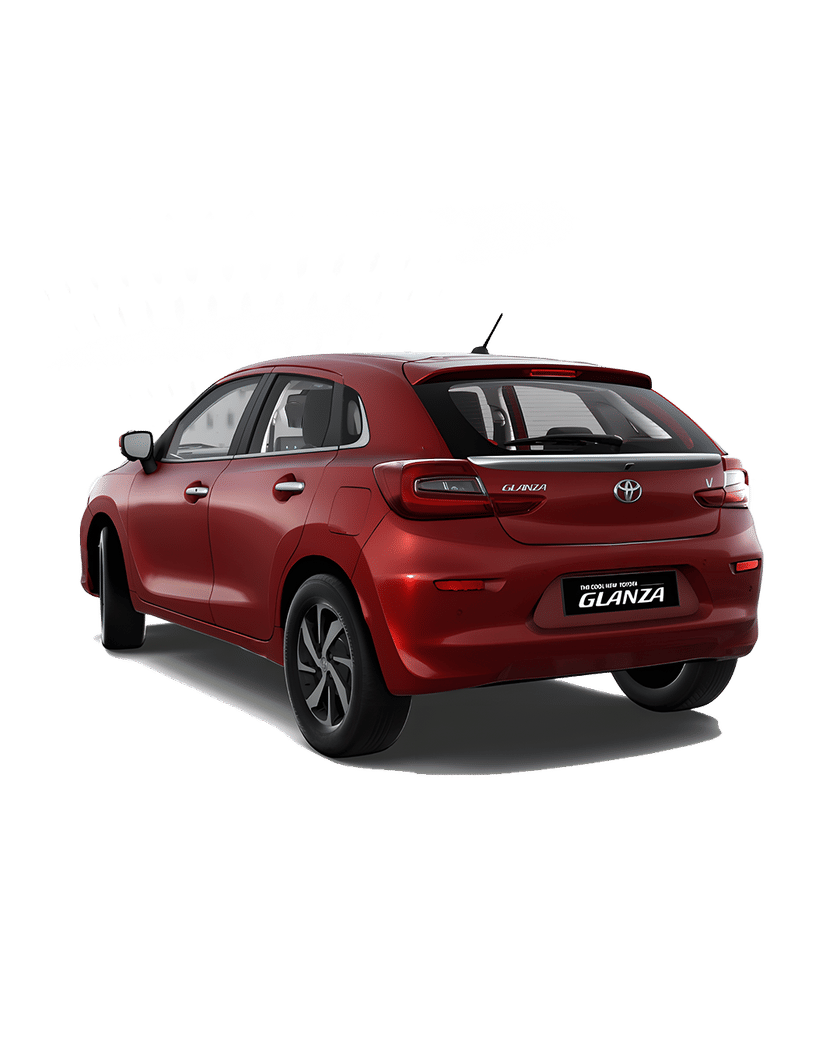 Toyota Glanza Left Rear Three Quarter