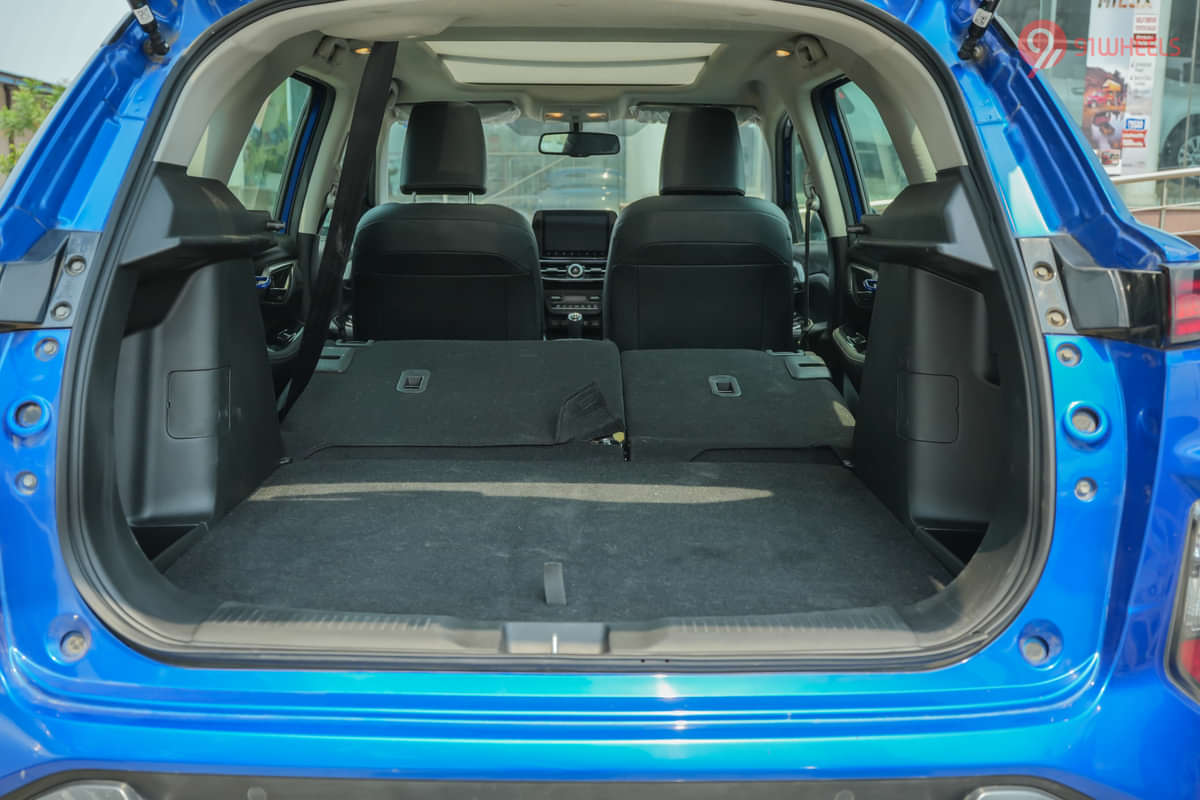Toyota Urban Cruiser HyRyder Bootspace Rear Seat Folded